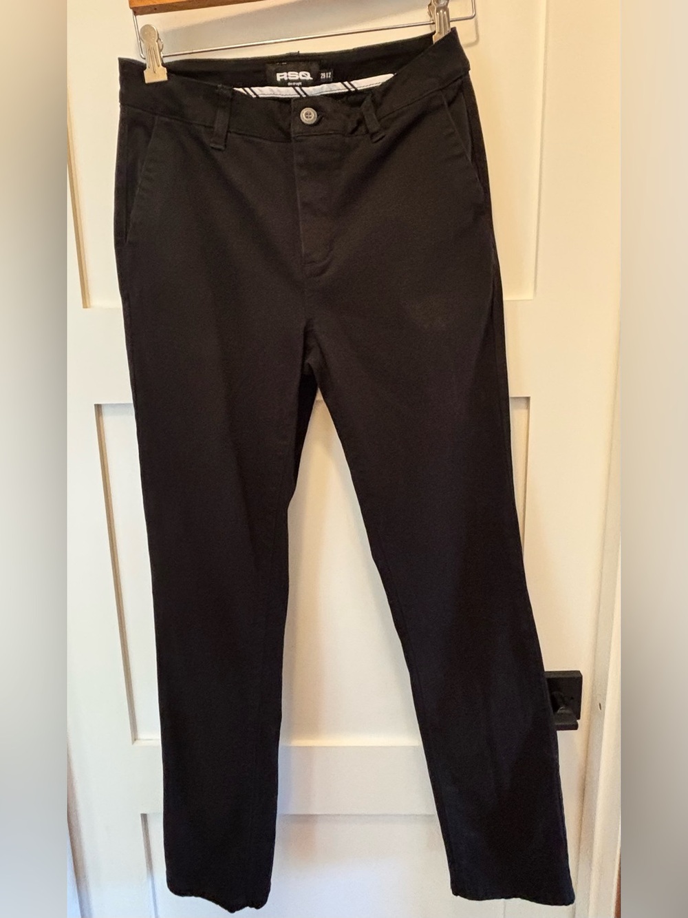 RSQ Black Men's Skinny Chino Pants